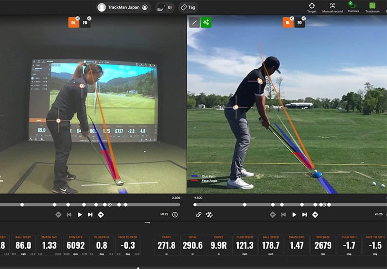 Side By Side Motion Analysis Screenshot